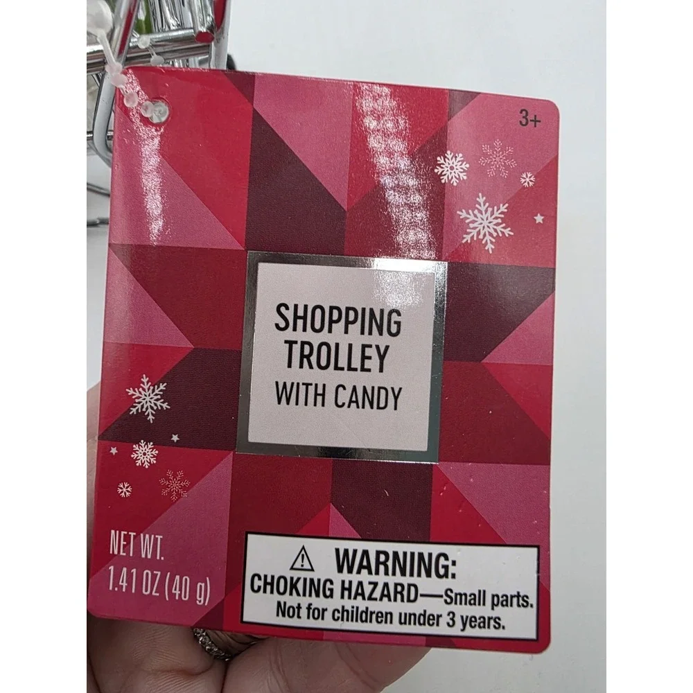 Mini Real Working Green Shopping Trolley/Cart/Buggy With Candy-Candy Is In Date